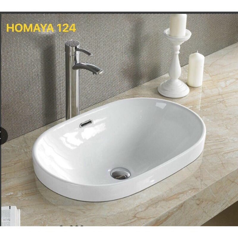 Giá chậu lavabo đặt bàn Homaya 124